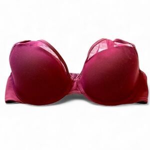 Catherine Malandrino Deep Red/ Purple Bra 36C